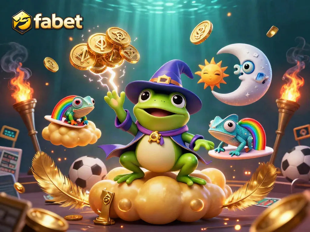 Experience fabet with thrilling sports betting action and enchanting 3D creatures in a vibrant casino scene.