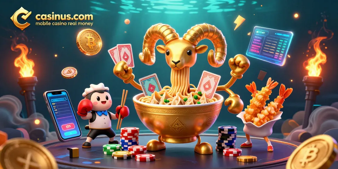 Engage with casinous.com mobile casino real money for vibrant gaming with animated characters and crypto elements.