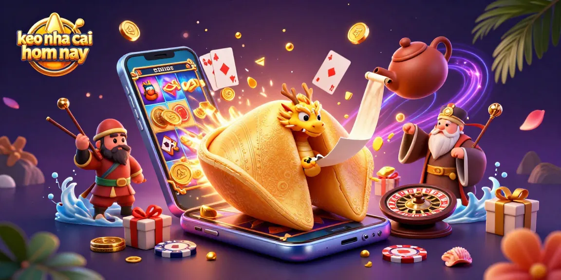 Engage with keo nha cai hom nay through a rich, dynamic gambling scene featuring ancient symbols and modern games.