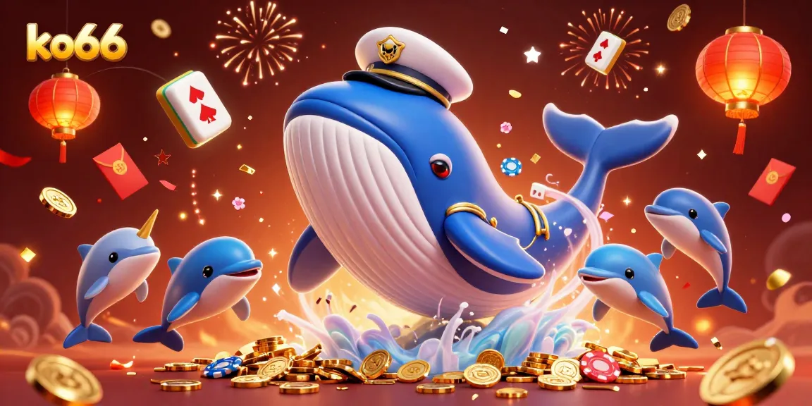 Play and win big at ko66 with vibrant 3D characters and casino elements in a spectacular scene.