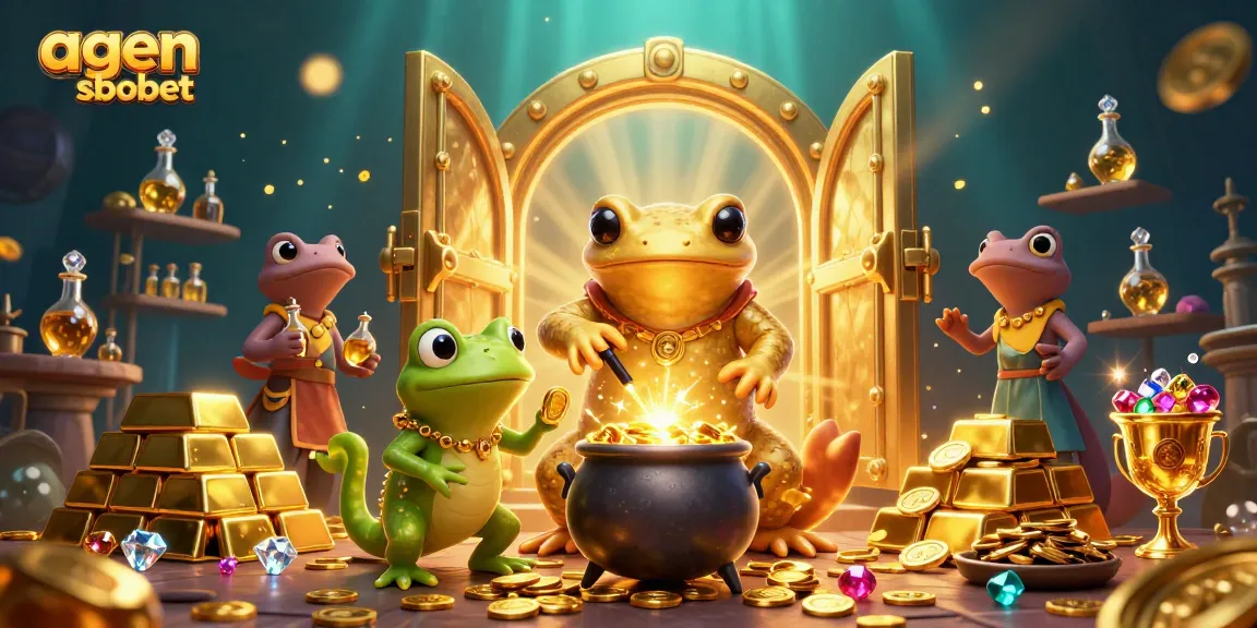 Experience the magic of agen sbobet with vibrant 3D fantasy action and golden treasures.