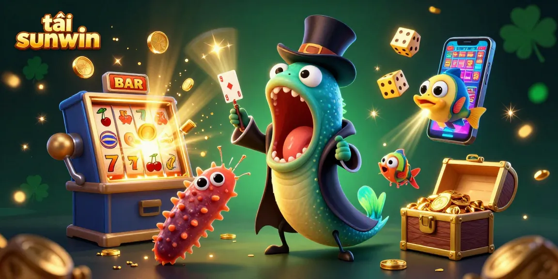 Experience the thrill of tải sunwin with this dazzling underwater casino magic show featuring vibrant characters.