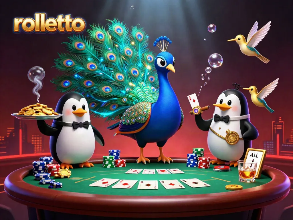 Experience rolletto betting excitement with a vibrant casino scene showcasing luck and strategy.